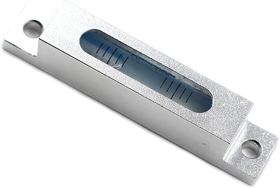 80mm High Accuracy Alloy Metal Housing Engineers Workshop Spirit Levels Bubble Spirit Level Leveler for Equipment,Building, Vehicles,Dumpers White