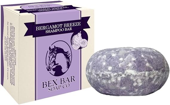 Kensington Protective Products BEX BAR Shampoo Bar with Rice Water Protein and Vit B5, 1 Pack - Bergamot Breeze 3oz