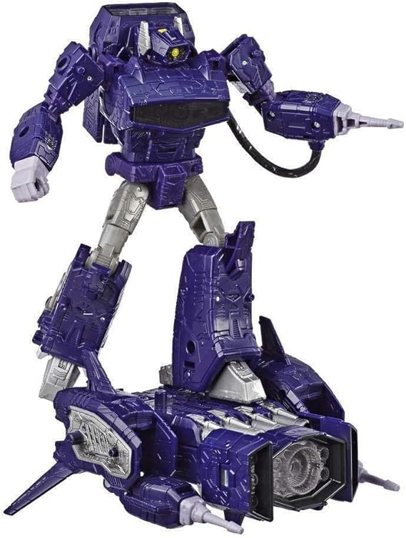 Transformers Generations War for Cybertron: Siege Leader Class WFC-S14 Shockwave Action Figure | Transformers Siege War For Cybertron 8 Inch Action Figure Leader Class - Shockwave