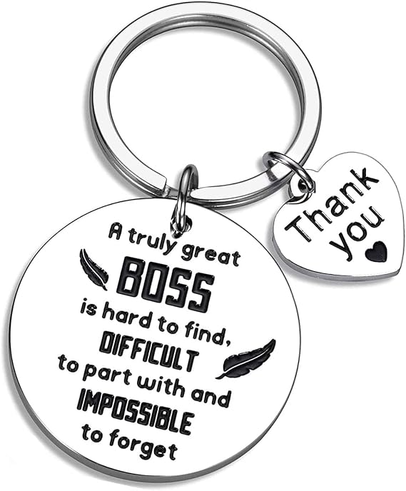 Raddimelo Boss Day Gifts for Men Farewell Gifts for Women Boss National Appreciation Keychain Leader Mentor Leaving Gifts Thank You Retirement Administrative Professional Day