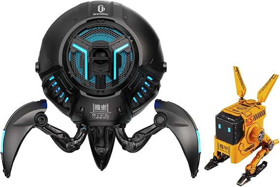 GravaStar Mars Pro Portable Bluetooth Speaker Alpha65 Robot Fast GaN Charger Block Yellow