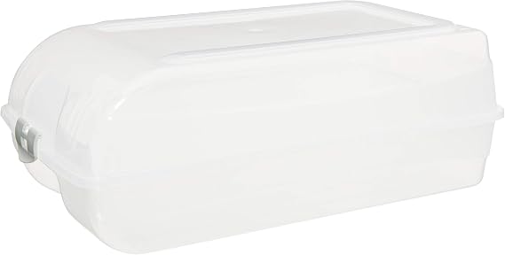 DecoBella 50817 Bay Shoe Protection Box, Transparent, 37.5 x 21 x 13.5 cm