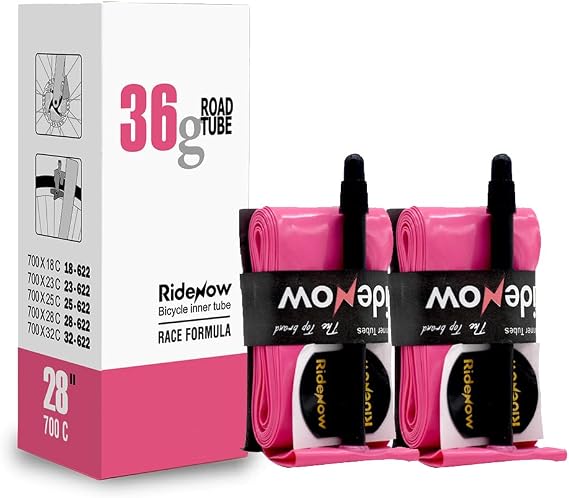 2/4 Pack Ridenow TPU Inner Tubes 700 x 18-32c Bike Tubes with 45/65/85mm Presta Valve