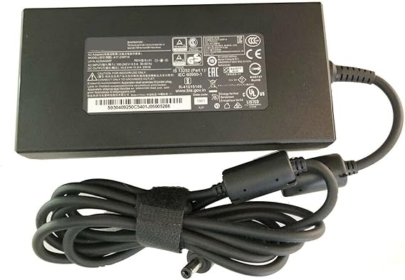 Slim 19.5V 11.8A 230W 5.5x2.5mm Small tip AC Adapter Charger Compatible for Chicony Gigabyte AERO 15-X9-RT5P 15-X9 A17-230P1A A230A020P Laptop Power Supply Adapter Cord