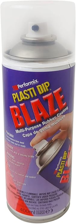 Plasti Dip Multi-Purpose Rubber Coating - Spray - Blaze Red - 400ml (Blaze/Fluorescent/Neon)