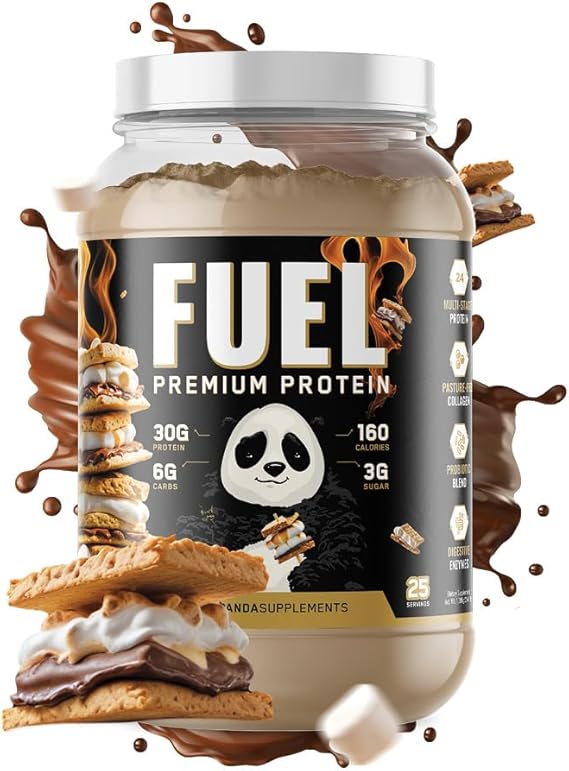 Underground Bio Labs Panda Fuel Protein, 2.5 lb, Campfire S'Mores