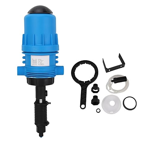 Fertilizer Injector G1 G3/4 Male Thread 0.4% to 4% Dosing Pump for Drip Irrigation