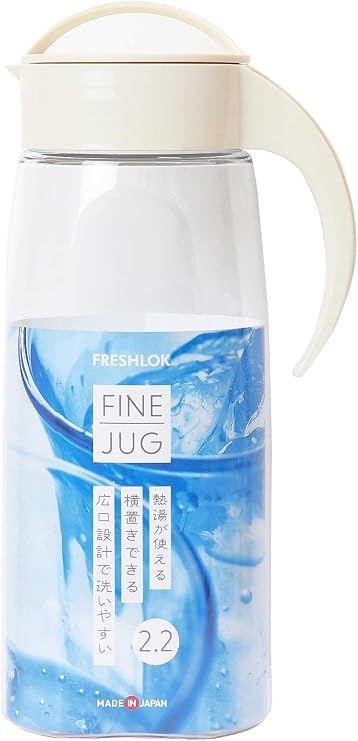 Takeya Fine Jug 2.2L Milk White