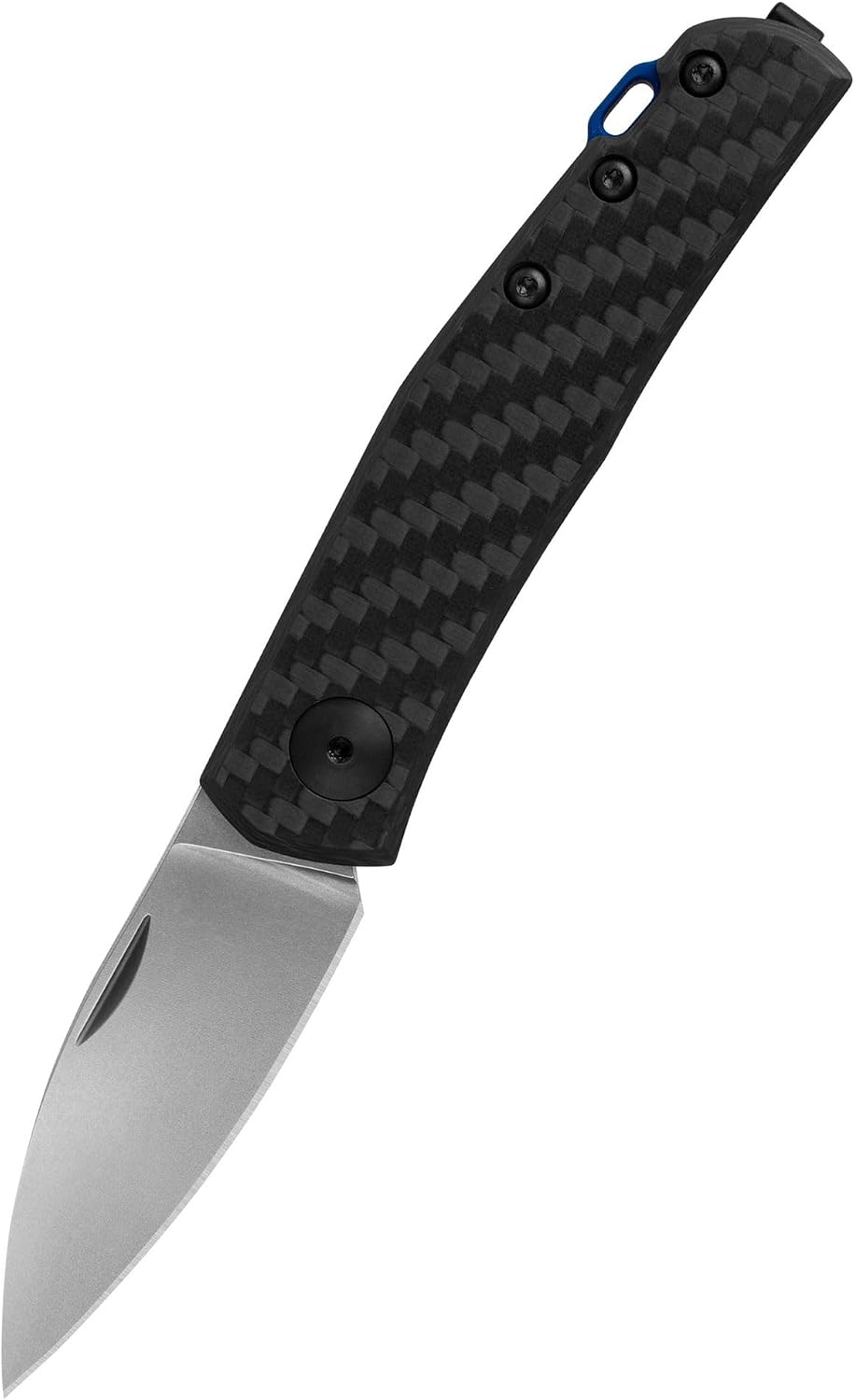 Zero Tolerance 0235 Jens Anso Design with Carbon Fiber Handle CPM 20CV Spearpoint Blade Pocket Clip Made in USA Black 2.6 Blade