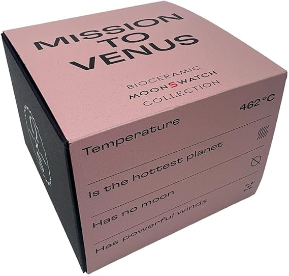 Omega x Swatch Moon Swatch Mission to Venus Speedmaster Pink - New, SO33P100, White/Pink, strap
