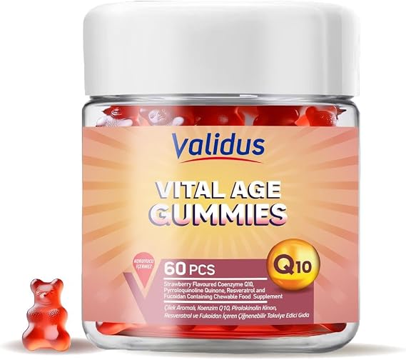Validus Liposomal Coenzyme Q10 Pqq Resveratrol Fucoidan 60 Gummies