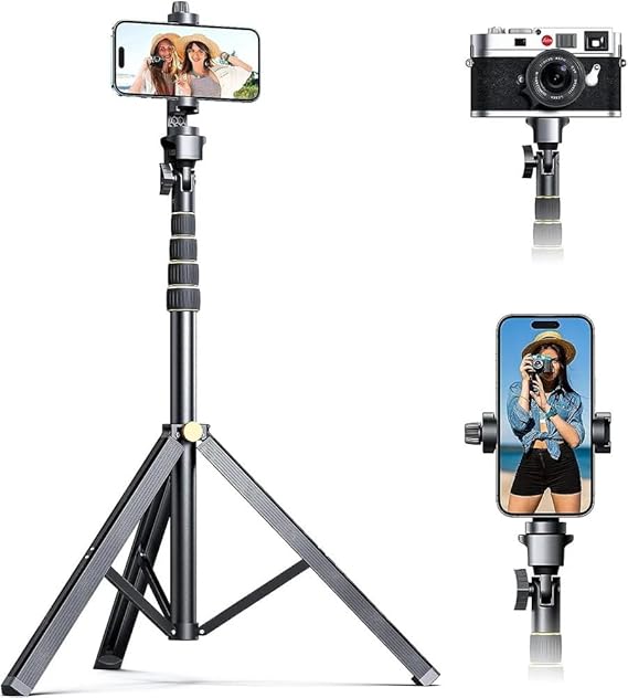 Coverzone NP688 210 cm Tripod with Monopod Feature, Easy to Use and Practical Tripod for Indoor and Outdoor Photography and Video Shooting (NP688 210 cm Tripod)