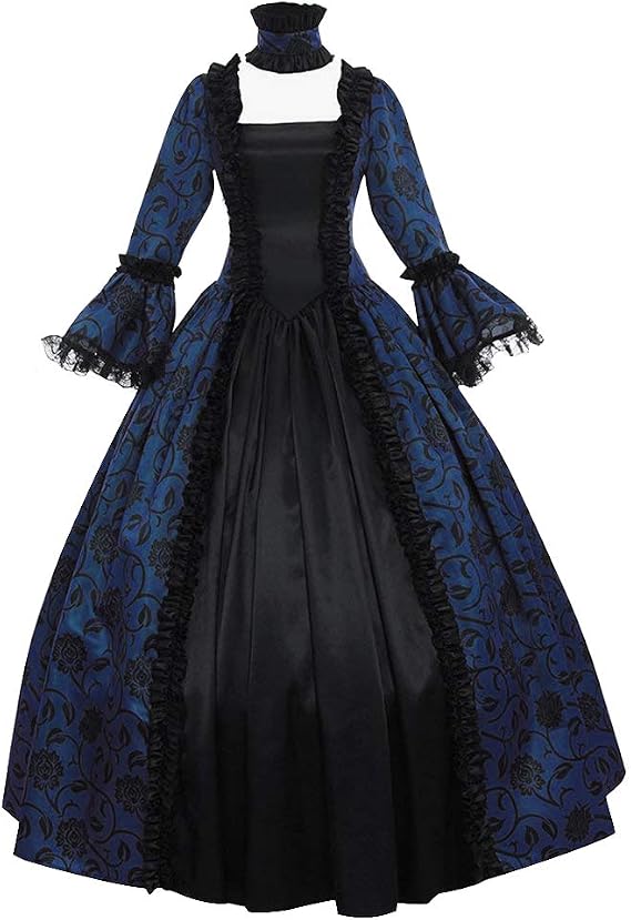 ABaoWedding Women's Victorian Rococo Dress Inspiration Maiden Costume Vintage Dress