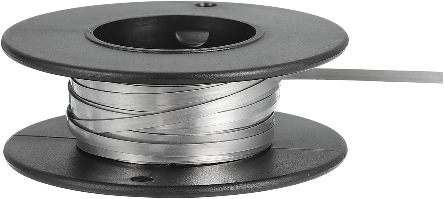 MECCANIXITY Nichrome Flat Heater Wire 16ft5m x0.15mmx2mm High Temp Wire for Heating Elements, DIY Crafts, Black and Silver