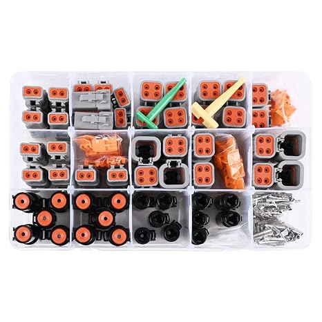 JRready ST6292 Deutsch DTP DTHD Connector Kit with 12-14AWG Solid Contacts