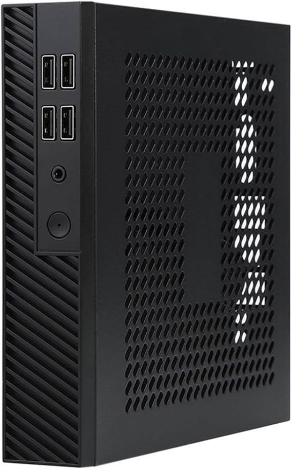 DX01 ITX for PC Case Server Chassis with 4 USB 2.0 Industrial Control Computer for Computer Case