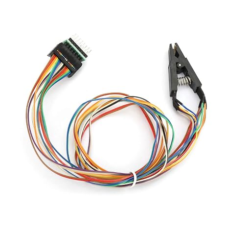 SOP16 to DIP8 Flash Clip, 16 Pin IC Test Clamp, Programming Adapter Test Clip Socket Adapter Sop16 to Dip16 for 25 Series Rt809F, Tl866Cs, Tl866A