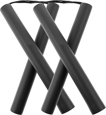 SparkFoam Safe Foam Rubber Training Nunchucks with Cord 2PCS for Kids & Beginners Practice and Training - Multi-Color and Style to Choose from