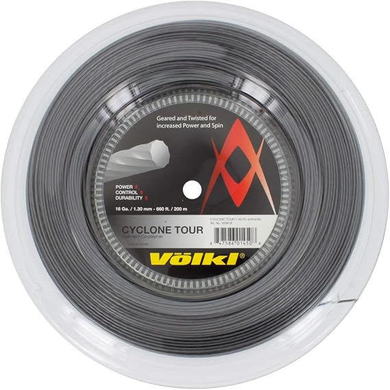 VOLKL Cyclone Tour | Tennis Racquet String | Spin & Control | Ten-Sided co-Polymer