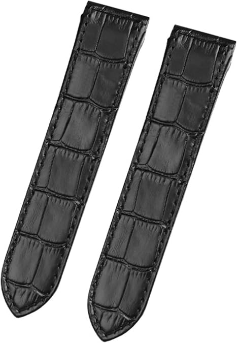 Genuine Leather watch strap For cartier Santos Santos 100 men and women leather Watchband 20mm 23mm