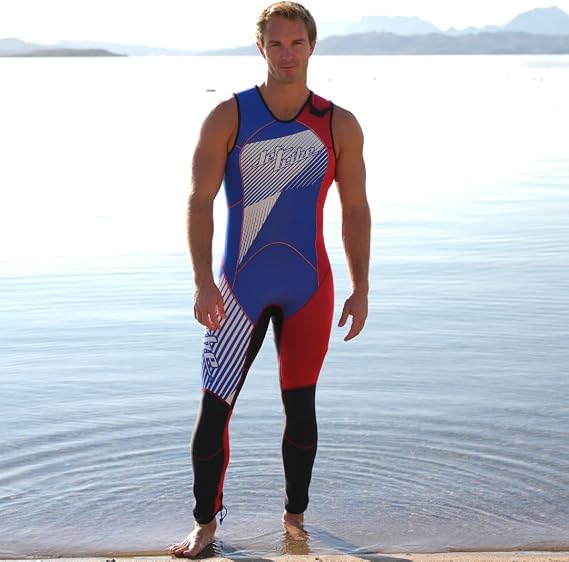 Neoprene Jet Ski Wetsuit | Jettribe Hyper Series | 2 Piece Set | 2.5mm Sleeveless John & Jacket | Reinforced Knee Panels