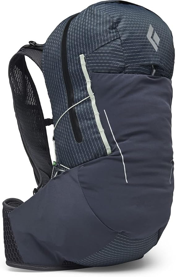 Black Diamond Womens Pursuit 30 Liter Backpack for Outdoor Adventure, Carbon-Foam Green, Small