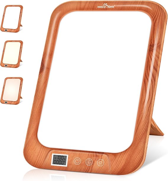 Easy@Home LED Light Therapy Energy Lamp, UV-Free 10000 Lux Sun Lamp