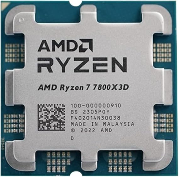 AMD Ryzen 7 7800X3D R7 7800X3D 5.0 GHz 8-Core 16-Thread CPU Processor 5NM 96M 100-100000910 Socket AM5 Tray Without Cooler, ZL666
