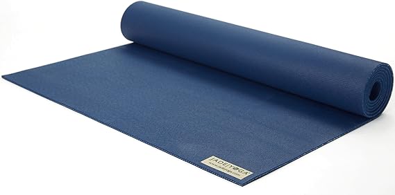 JadeYoga Travel Yoga Mat - Packable, Lightweight, and Portable Yoga Mat - Non-Slip Natural Rubber Mat for Women & Men - Great for Yoga, Home, Gym, Pilates, Fitness, and Stretching
