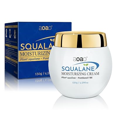 Squalane Face Cream, Ceramide Face moisturizer for Women with Hyaluronic Acid & Panthenol, Moisturizing Treatment for Dry Skin, Sensitive, Damaged Skin, Nourishing Plant-Derived Formula Squalane_2