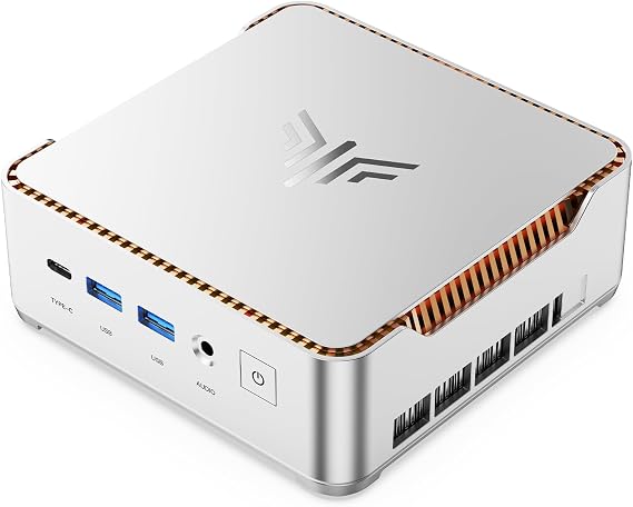 NiPoGi H2 Mini PC 14th Gen Intel Core i9-14900HX Mini Computer(24C/32T, Up to 5.8GHz) 32GB DDR4(Expandable) 1TB SSD Mini Desktop Computer W-11 Pro/HDMI+DP+USB-C/Triple 4K Display/WiFi6E/BT5.2/VESA