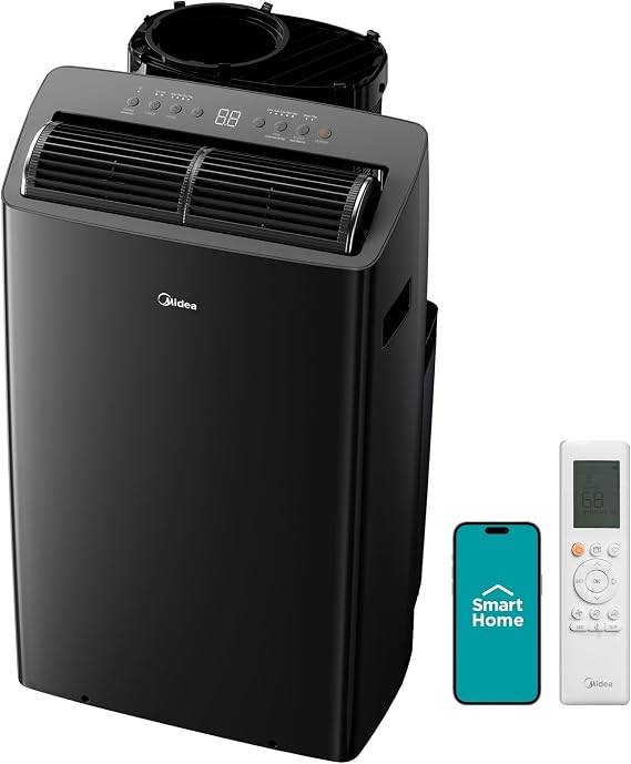 Midea Duo 12,000 BTU Portable Air Conditioner, Inverter Ultra Quiet