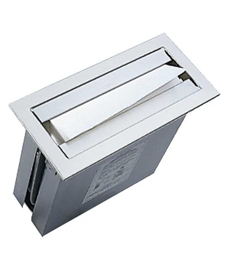 Bobrick Countertop Paper Towel Dispenser: TrimLine Series, Satin Stainless Steel, for C-Fold or Multi-Fold Towels, Model B-526