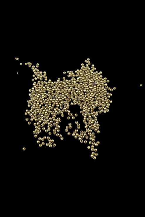 Serhat Aksesuar ve El İşçilik Gold 3 mm Yuvarlak Metal Boncuk (30 Gr 750 Adet)