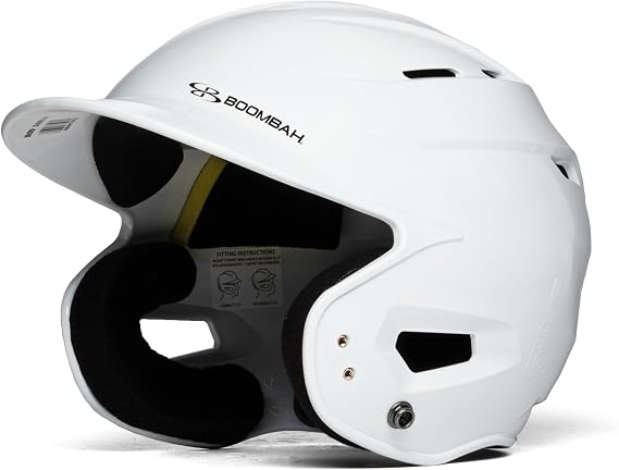 Boombah DEFCON Baseball/Softball Helmet Sleek Profile Gloss Solid - Multiple Color Options - 2 Sizes