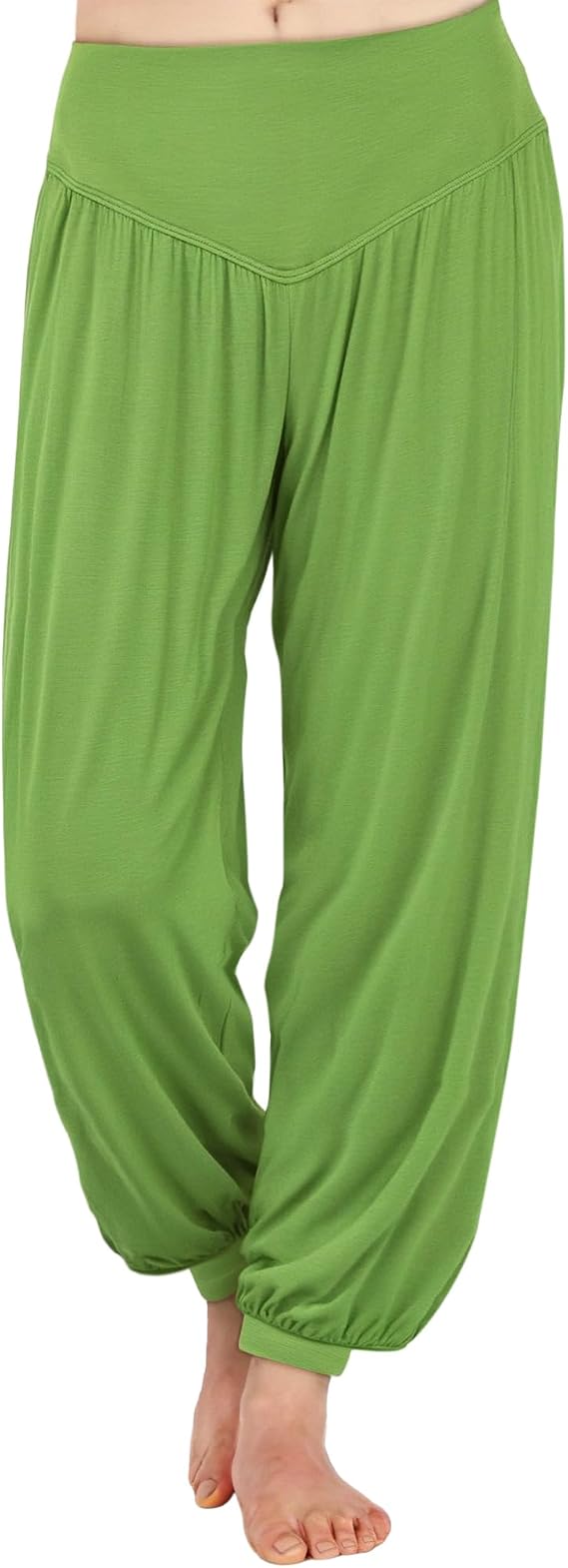 AvaCostume Women's Modal Yoga Pants Loose Harem Pants Soft Pilates Dance Joggers Lightweight Lounge Pajama Bottoms