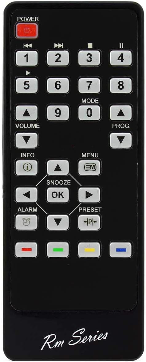 RM-Series Replacement Remote Control for Roberts STREAM93i