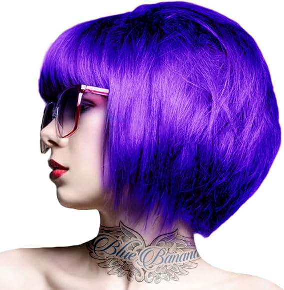 Renbow Crazy Color Semi-Permanent Hair Dye Color Cream - Violette 100ml