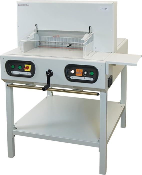 Formax Cut-True 27S Semi-Automatic Guillotine Cutter, 18.9" Maximum Cutting Width, 3.15" Maximum Paper Stack Height, Spindle-Guided Back Gauge W/Led Display, Automatic Blade Return from Any Position