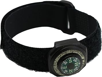 Coghlan's Wrist Compass - Lightweight Durable Outdoor Navigation Tool for Hiking, Camping, and Survival with Adjustable Strap, Waterproof Housing, and Easy-to-Read Dial