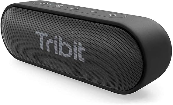 Tribit XSound Go Portable Bluetooth Speaker, 16W, 24H Playtime, Black
