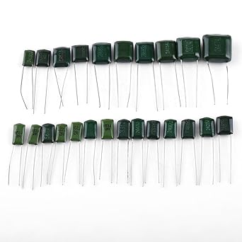 660pcs 24Value Polyester Film Capacitors Assortment Kit 100V Assorted Kit 0.22nF to 470nF with Box