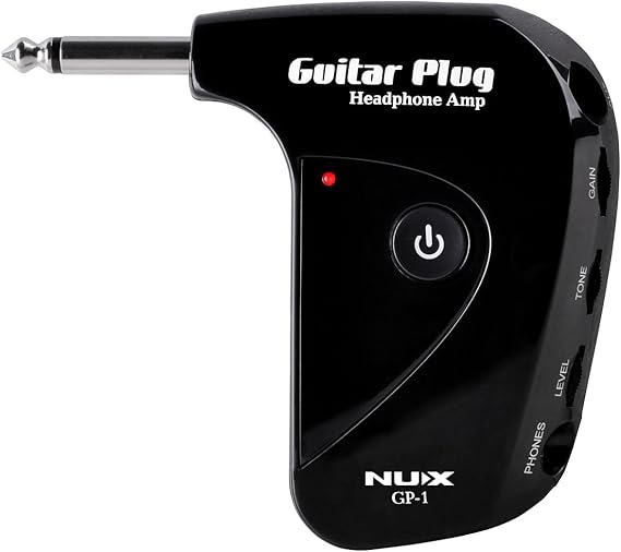NUX GP-1 Guitar Plug Headphone Amp with Classic British Distortion Effect