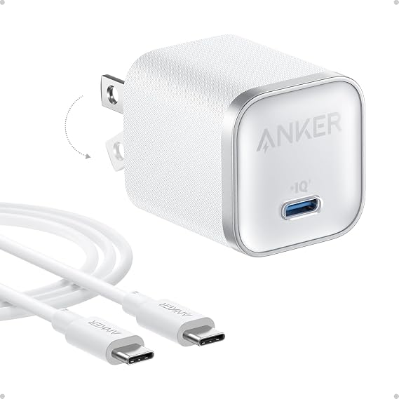 Anker iPhone Charger, 45W Type C Fast Charging, USB C Charger Block