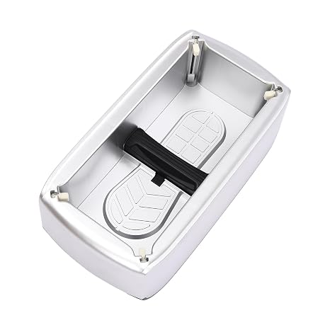 Automatic Shoe Covers Dispenser, Shoe Cover Machine, Home Shoe Covers Machine, for Homes, Offices, Shops, Supermarkets, Kitchens, Laboratories, Exhibitions (Silver)