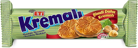 Eti Kremalı Fındıklı Bisküvi 61 g
