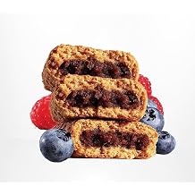Nature's Bakery Fig Bar, Blueberry and Raspberry, Whole Grains and Real Fruit, 2 oz Twin Packs, 16 Count by Yummi2You