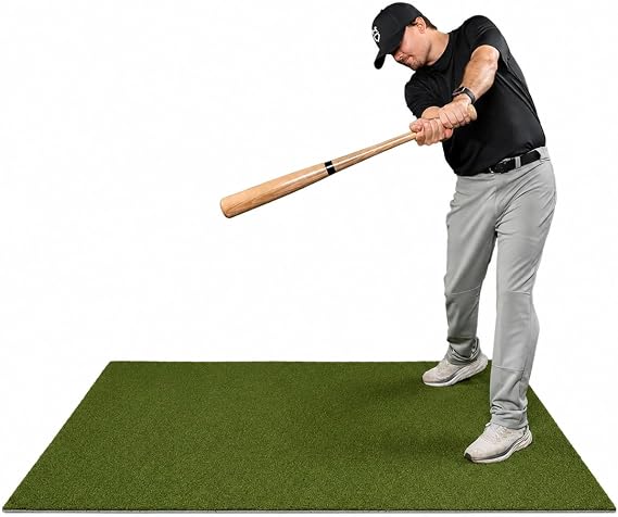 Proball Stance Baseball Mat W/Foam Backing Green