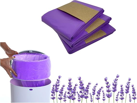 Korbell 16L Uyumlu Kirli Bebek Bezi Çöp Poşeti | Yerli Üretim | 3 Paket | 1500 Adet Bez Kapasiteli | Lavanta Kokulu