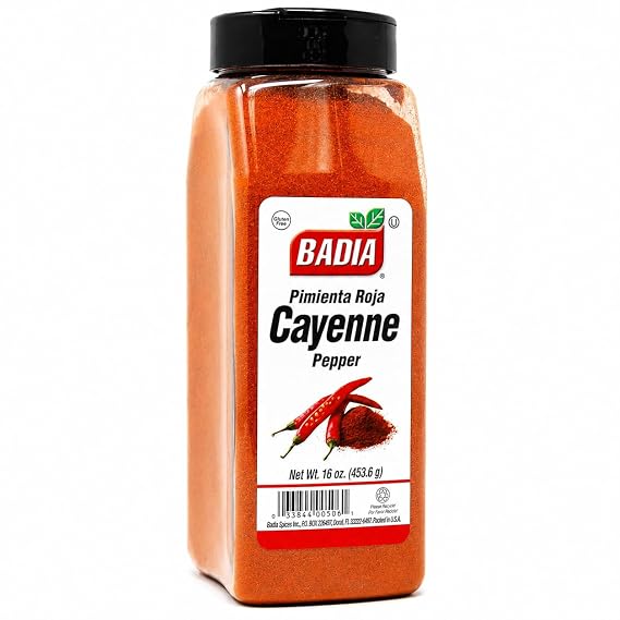 Badia Ground Cayenne Red Pepper, 16 oz Bold, Spicy & Vibrant